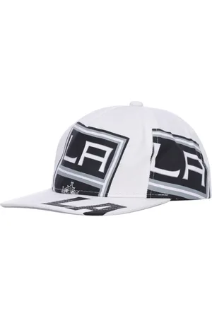 Mitchell & Ness Akcesoria, Mężczyzna, Biały, ONE SIZE, Los Angeles Kings Czapka z Płaskim Daszkiem