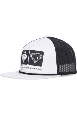 IUTER Akcesoria, Mężczyzna, Biały, ONE SIZE, Plaska Czapka Trucker Biała