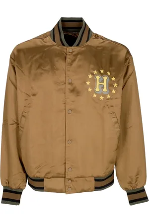 Huf Kurtki, Mężczyzna, brązowy, XL, Galactic Stack Kurtka Bomberowa Camel