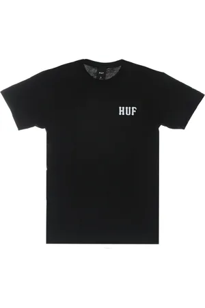 Huf Koszulki, Mężczyzna, Czarny, M, Klasyczny Czarny Męski T-shirt