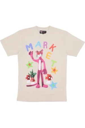 MARKET Koszulki, Mężczyzna, Beżowy, S, Pink Panther Nostalgia Tee T-shirt