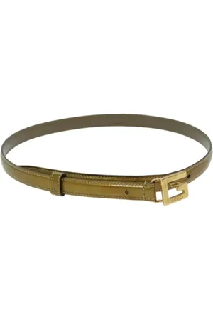 Gucci Pre-owned, Kobieta, Beżowy, ONE SIZE, Skóra, Pre-owned Leather belts