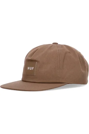 Huf Akcesoria, Mężczyzna, Beżowy, ONE SIZE, Zestaw czapka z płaskim daszkiem snapback gumowy