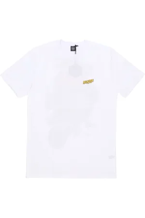 DOLLY NOIRE Koszulki, Mężczyzna, Biały, M, Samurai Knight Tee Urban-Cyber Style