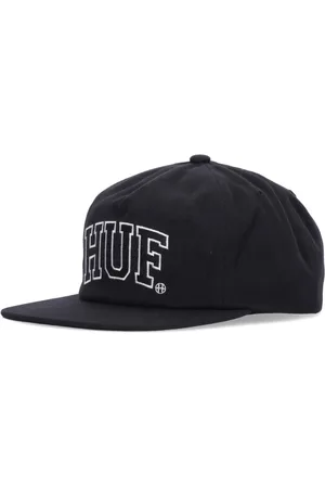 Huf Akcesoria, Mężczyzna, Czarny, ONE SIZE, Czapka z daszkiem z płaskim daszkiem i logo