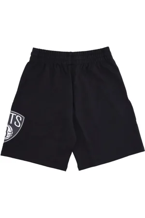 New Era Sport, Mężczyzna, Czarny, M, Czarne Szorty z Logo Brooklyn Nets