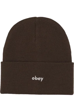 Obey Akcesoria, Mężczyzna, brązowy, ONE SIZE, Karma Beanie Hat Java
