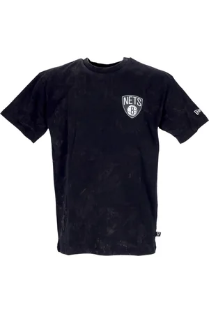 New Era Koszulki, Mężczyzna, Czarny, M, Brooklyn Nets Graficzny T-shirt Czarny