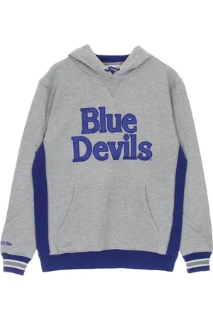 Mitchell & Ness Bluzy, Mężczyzna, Szary, XL, Duke Blue Devils Hoodie