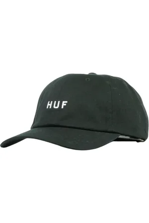 Huf Akcesoria, unisex, Czarny, ONE SIZE, Zakrzywiony daszek czapka Essentials Logo Czarna
