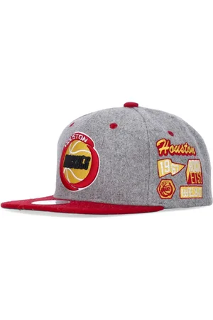 Mitchell & Ness Akcesoria, Mężczyzna, Szary, ONE SIZE, Czapka Snapback Houston Rockets Szara