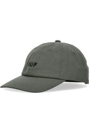 Huf Akcesoria, Mężczyzna, Zielony, ONE SIZE, Zakrzywiony daszek czapka 6 paneli