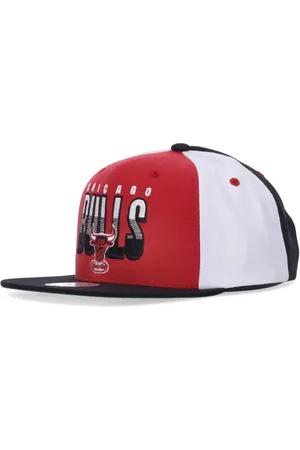 Mitchell & Ness Akcesoria, Mężczyzna, Wielobarwność, ONE SIZE, Czapka Snapback Chicago Bulls Czerń/Czerwień