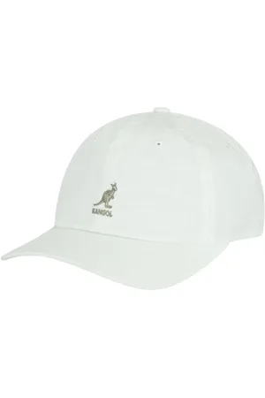 Kangol Akcesoria, unisex, Biały, ONE SIZE, Bawełna, Czapka Washed K5165Ht