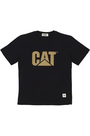 Caterpillar Koszulki, Mężczyzna, Czarny, M, Logo Tee Koszulka z krótkim rękawem