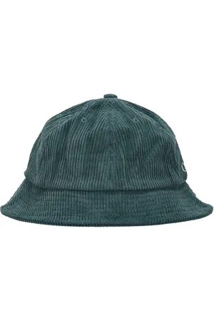 Obey Akcesoria, Mężczyzna, Zielony, ONE SIZE, Rayon, Cord Bucket Hat Dark Cedar