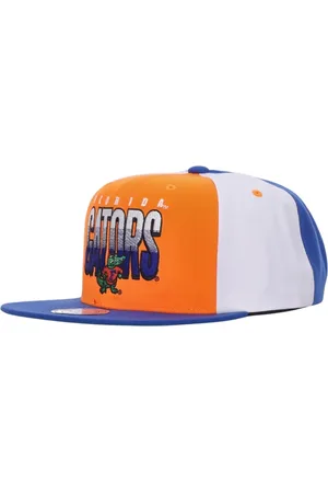 Mitchell & Ness Akcesoria, Mężczyzna, Wielobarwność, ONE SIZE, Florida Gators Czapka z Płaskim Daszkiem