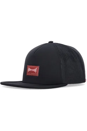 Etnies Akcesoria, Mężczyzna, Czarny, ONE SIZE, Czarna Truckerówka z Płaskim Daszkiem