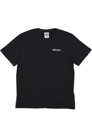 Element Koszulki, Mężczyzna, Czarny, L, Męski T-shirt Graficzny Czarny