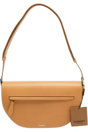Burberry Pre-owned, Kobieta, Beżowy, ONE SIZE, Pre-owned skórzane torby na ramię