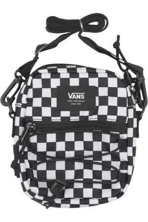 Vans Torebki, Mężczyzna, Czarny, ONE SIZE, Nylon, Torebka na ramię w kratkę
