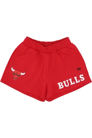 New Era Sport, Kobieta, Czerwony, M, Chicago Bulls Logo Szorty Czerń/Czerwone