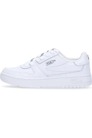 Fila Buty, Mężczyzna, Biały, 45 EU, Skóra, Biała Niska Buty Skóra Podeszwa