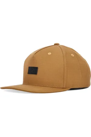 DOLLY NOIRE Akcesoria, Mężczyzna, Beżowy, ONE SIZE, Plaska Czapka Snapback Beżowa