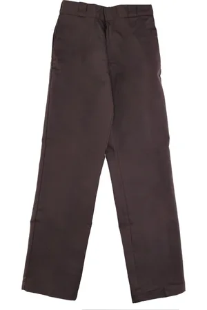 Dickies Spodnie, Mężczyzna, brązowy, W24 L28, Ciemnobrązowe spodnie robocze z kieszeniami