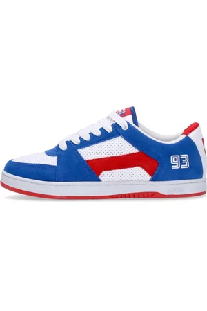 Etnies Buty, Mężczyzna, Wielobarwność, 46 EU, Zamsz, Buty Skate Rap Lo Niebieskie/Czerwone/Białe