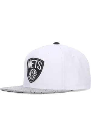 Mitchell & Ness Akcesoria, Mężczyzna, Biały, ONE SIZE, NBA Brooklyn Nets Snapback Cap