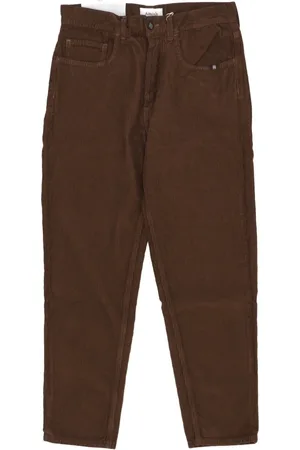 AMISH Spodnie, Mężczyzna, brązowy, W33, Corduroy Velvet Men