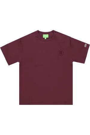 Huf Koszulki, Mężczyzna, Czerwony, L, Galaktyki Luźny Top Wino T-shirt