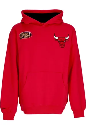 Mitchell & Ness Bluzy, Mężczyzna, Czerwony, M, Chicago Bulls Vintage Logo Hoodie