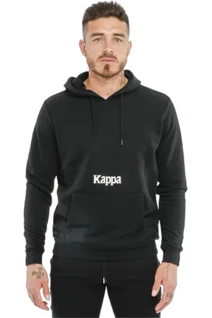 Kappa Bluzy, Mężczyzna, Czarny, S, Bluzy z kapturem