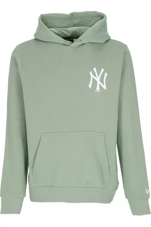 New Era Bluzy, Mężczyzna, Zielony, S, MLB League Essential Zielony Hoodie