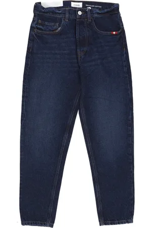 AMISH Jeansy, Mężczyzna, Niebieski, W31, Denim, Slim Fit Denim Jeansy
