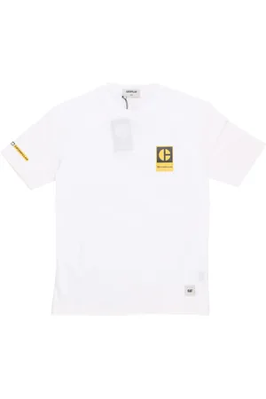 Caterpillar Koszulki, Mężczyzna, Biały, L, Koszulka z logo