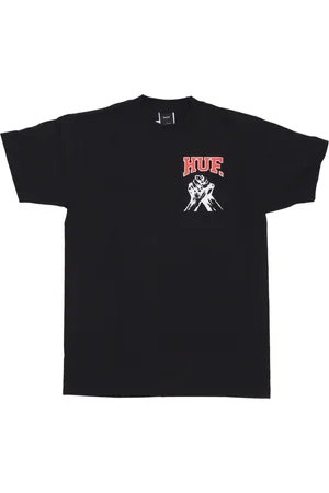 Huf Koszulki, Mężczyzna, Czarny, L, Czarna Koszulka Męska Unity Song Tee