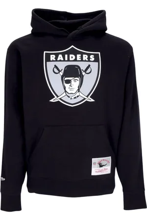 Mitchell & Ness Bluzy, Mężczyzna, Czarny, S, Bluza z logo Oakland Raiders Czarna