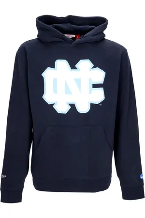 Mitchell & Ness Bluzy, Mężczyzna, Niebieski, XL, North Carolina Tar Heels Logo Hoodie