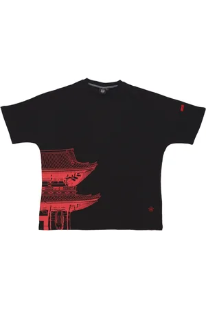 DOLLY NOIRE Koszulki, Mężczyzna, Różowy, S, Tokyo Kimono Tee Magenta Męski T-shirt