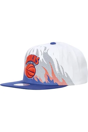 Mitchell & Ness Akcesoria, Mężczyzna, Wielobarwność, ONE SIZE, Czapka z płaskim daszkiem New York Knicks