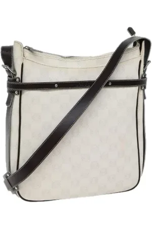 Loewe Pre-owned, Kobieta, Biały, ONE SIZE, Skóra, Pre-owned Fabric shoulder-bags