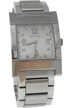 Gucci Pre-owned, Kobieta, Szary, ONE SIZE, Pre-owned Metal watches