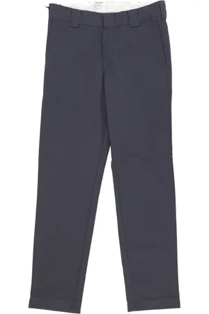 Carhartt Spodnie, Mężczyzna, Niebieski, W31 L32, Klasyczne spodnie z Denison Twill zainspirowane odzieżą roboczą