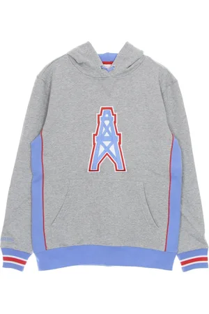 Mitchell & Ness Bluzy, Mężczyzna, Szary, S, Bluza Houston Oilers Fleece
