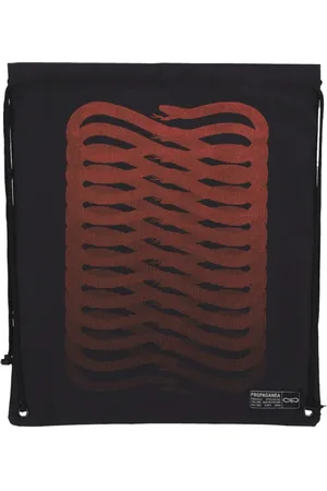 Propaganda Torebki, unisex, Wielobarwność, ONE SIZE, Plecak z logo węża na sznurku