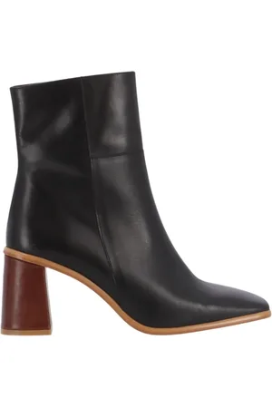 ALOHAS Buty, Kobieta, Czarny, 38 EU, West Vintage Czarne Skórzane Botki