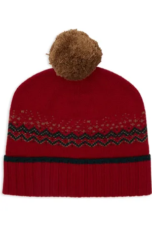 Gallo Akcesoria, unisex, Czerwony, ONE SIZE, Czerwona czapka z motywem świątecznym